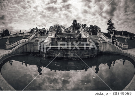 Cascade Fountain at Castle Garden. Czech Republic 88349069