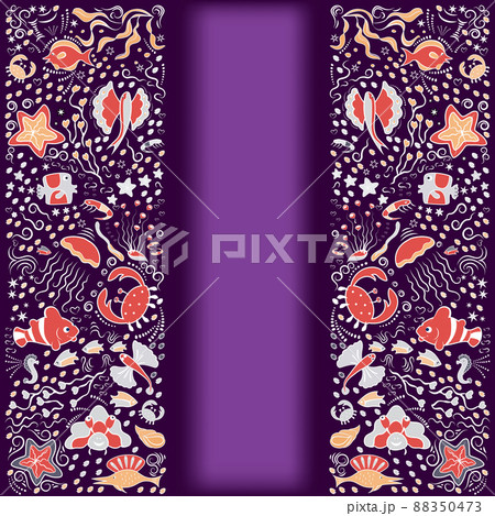Frames with coral fish-03 88350473