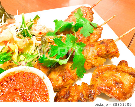 タイ料理・ガイサテー(タイ風やきとり) タイ料理・ガイサテー(タイ風やきとり) 88351509