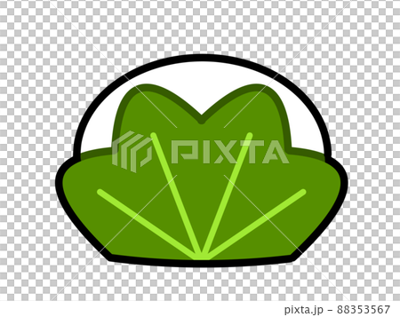 Illustration material of Kashiwamochi 88353567