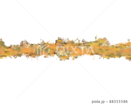 「LINE」荒い塗りのライン・オレンジ 88355586