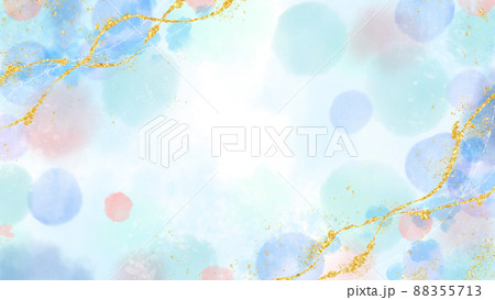 水彩風　背景素材 88355713