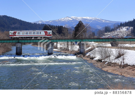 秋田内陸縦貫鉄道 小又川橋梁 88356878