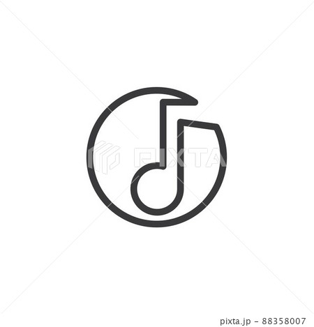 Music note Music note 88358007
