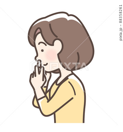 点鼻薬を使用している女性 88358261