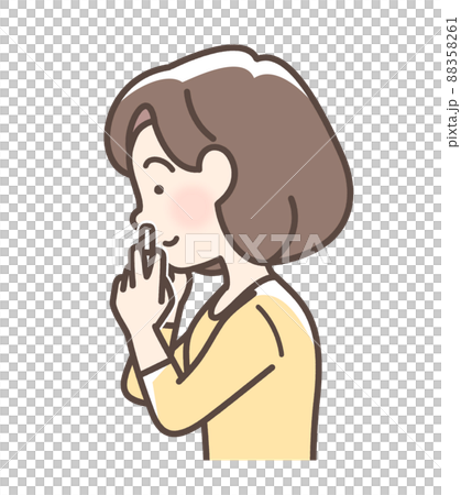 点鼻薬を使用している女性 88358261