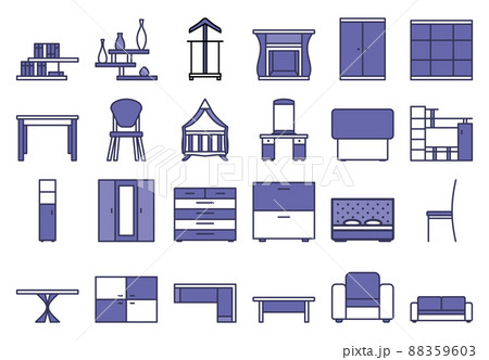 Furniture Icon Set Furniture Icon Set 88359603