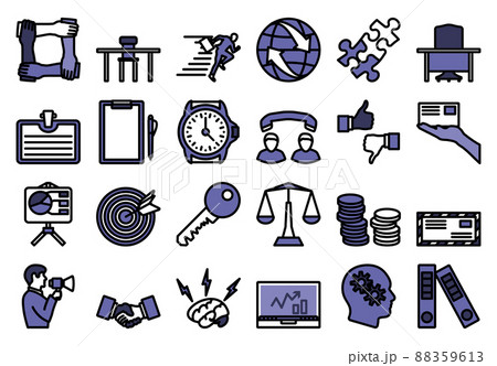 Business Icon Set 88359613