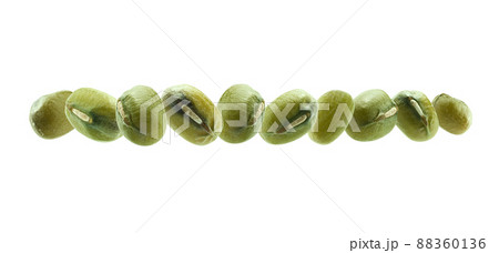 A set of green mash. Isolated on a white background A set of green mash. Isolated on a white background 88360136