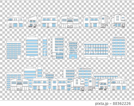 Simple cityscape 88362226