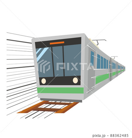 走る電車 88362485