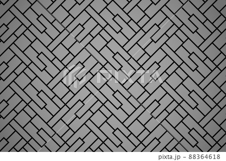 The geometric pattern with lines. Seamless vector background. Black and gray texture. Graphic modern pattern. Simple lattice graphic design The geometric pattern with lines. Seamless vector background. Black and gray texture. Graphic modern pattern. Simple lattice graphic design 88364618