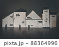 Home Ownership Residential Market for Future Investment Concept, Real Estate Marketing for Customer Demand. Housing Loan and Banking for Property Estate. Residence Housing Crisis 88364996