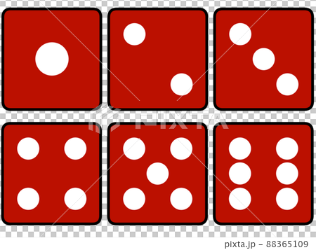 Illustration material set of dice 88365109