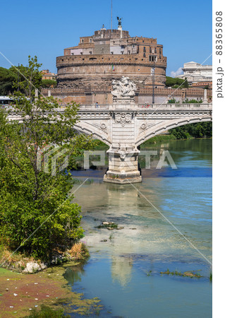 Castle And Bridge In Rome Castle And Bridge In Rome 88365808