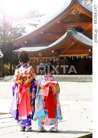 富山県 護国神社 七五三 88366147