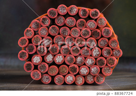 Bundle of industrial flexible copper cable for power transmission 88367724