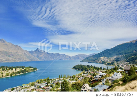 ニュージーランドの素晴らしい景色　Great View From Queenstown in NZ 88367757