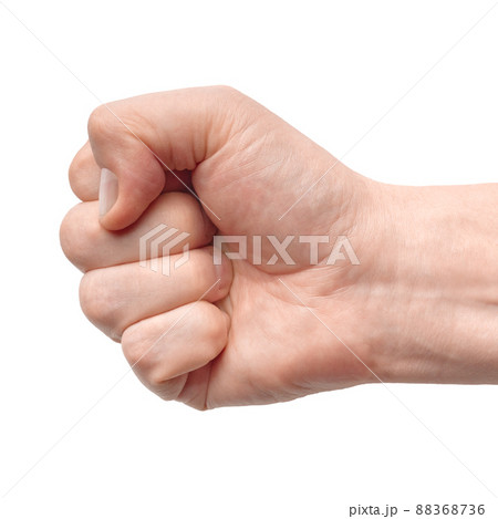 Hand gesture fist Hand gesture fist 88368736