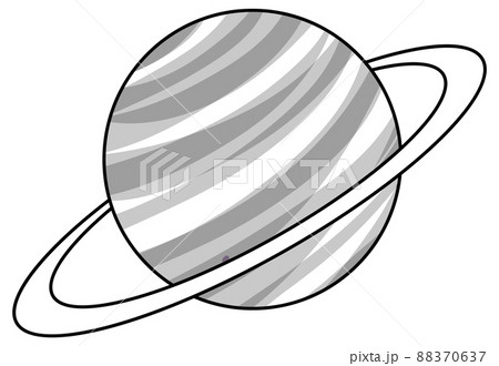 Black and white doodle character 88370637