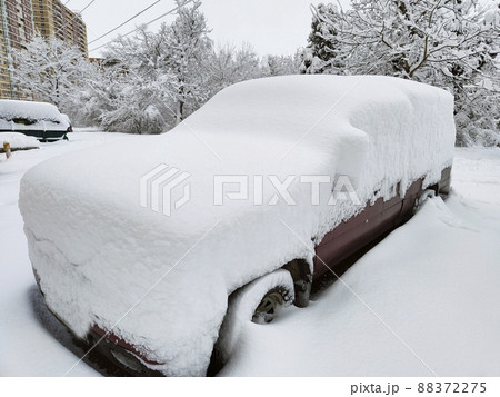 Winter. A lot of snow. Winter. A lot of snow. 88372275