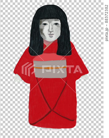 日本娃娃白色 background_vertical 日本娃娃白色 background_vertical 88372382