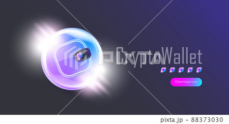 Cryptocurrency wallet concept illustration with wallet and crypto coins isolated on grey background. Crypto wallet landing page and poster design template. Crypto wallet for bitcoin, solana, ethereum Cryptocurrency wallet concept illustration with wallet and crypto coins isolated on grey background. Crypto wallet landing page and poster design template. Crypto wallet for bitcoin, solana, ethereum 88373030