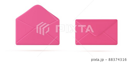 3d mail envelope icon 88374316