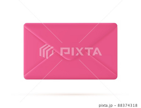 3d closed mail envelope icon 3d closed mail envelope icon 88374318