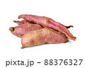 Sweet potato close up on the white background 88376327