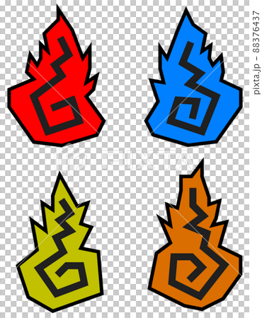 A simple illustration of a human soul that burns the human soul 88376437