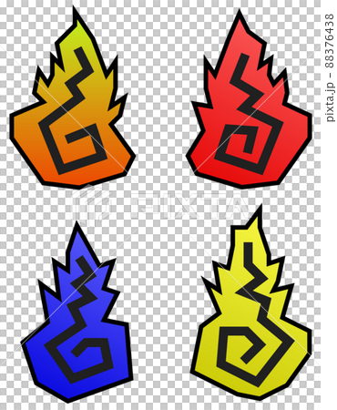 A simple illustration of a human soul that burns the human soul 88376438