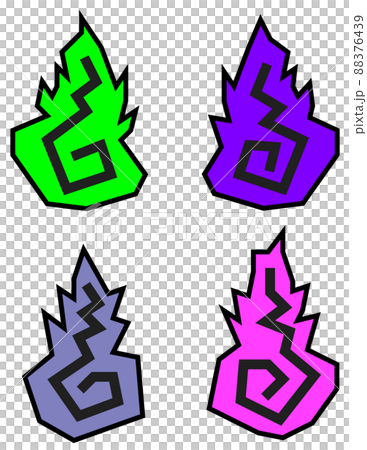 A simple illustration of a human soul that burns the human soul 88376439