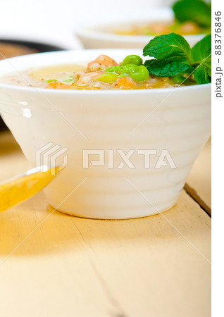 Hearty Middle Eastern Chickpea and Barley Soup Hearty Middle Eastern Chickpea and Barley Soup 88376846