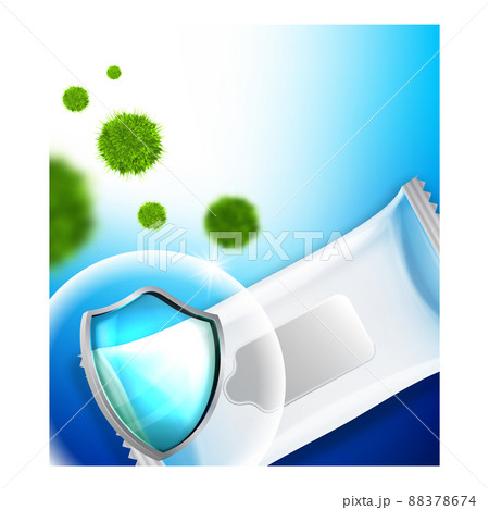 Disinfecting Wipes Creative Promo Banner Vector Disinfecting Wipes Creative Promo Banner Vector 88378674