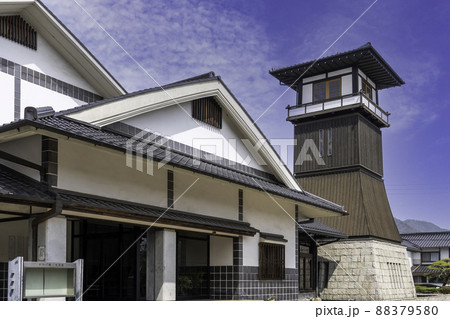 矢掛宿　やかげ郷土美術館　水見やぐら　岡山県矢掛町 88379580