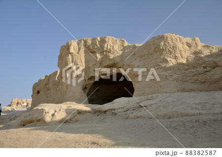 シルクロード　中国　新疆ウイグル自治区　トルファン　世界文化遺産　交河故城 88382587