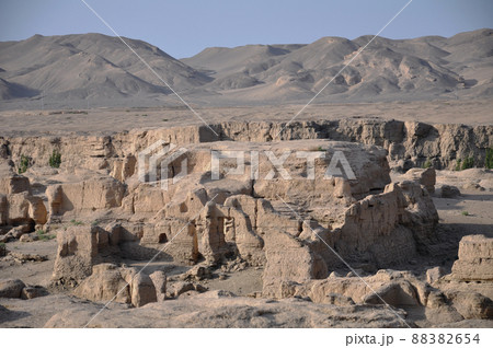 シルクロード 中国 新疆ウイグル自治区 トルファン 世界文化遺産 交河故城 シルクロード 中国 新疆ウイグル自治区 トルファン 世界文化遺産 交河故城 88382654