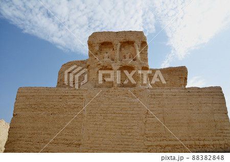 シルクロード　中国　新疆ウイグル自治区　トルファン　世界文化遺産　交河故城 88382848