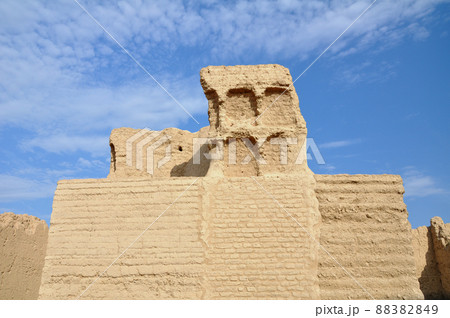 シルクロード　中国　新疆ウイグル自治区　トルファン　世界文化遺産　交河故城 88382849