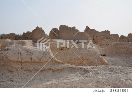 シルクロード　中国　新疆ウイグル自治区　トルファン　世界文化遺産　交河故城 88382895
