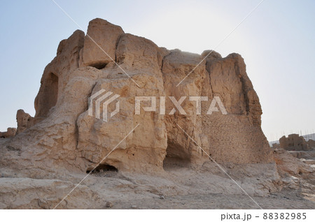 シルクロード　中国　新疆ウイグル自治区　トルファン　世界文化遺産　交河故城 88382985
