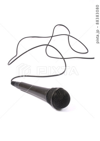 microphone isolated on white background microphone isolated on white background 88383080