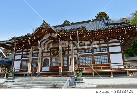 杜の都仙台 早春 愛宕山 大満寺 新本堂 杜の都仙台 早春 愛宕山 大満寺 新本堂 88383429