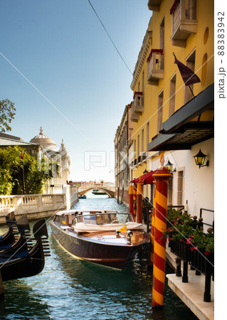 Venice, Veneto, Italy after 2020 lockdown in summer 88383942