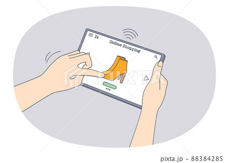 Online shopping and purchase concept. 88384285