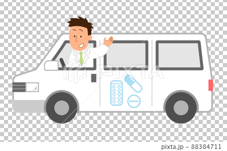 一個穿白大褂的人騎車 1 一個穿白大褂的人騎車 1 88384711
