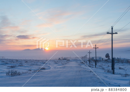 Winter arctic landscape Winter arctic landscape 88384800