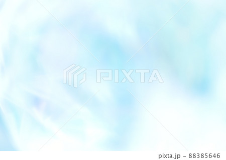 淡いブルー系のシンプルで幻想的な抽象的模様の背景素材 88385646
