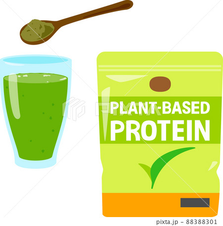 植物性プロテインを混ぜたスムージー 植物性プロテインを混ぜたスムージー 88388301